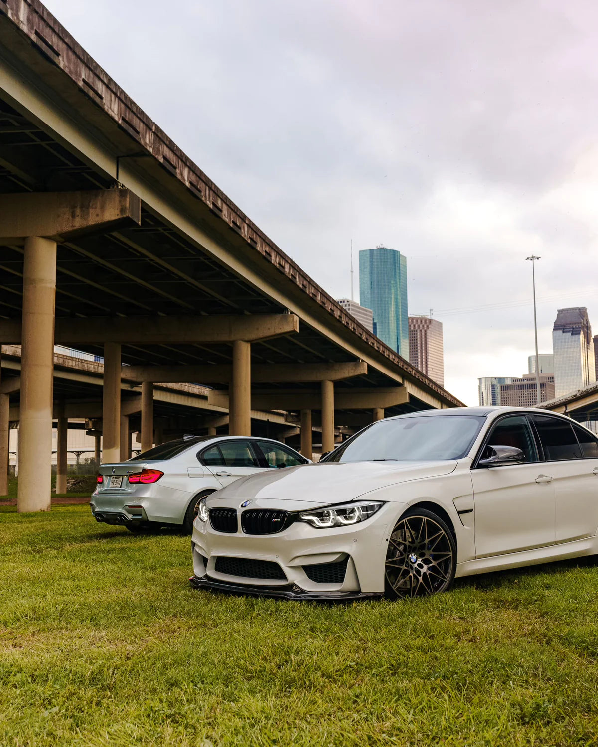 F8X M3/M4 V Style Carbon Fiber Front Lip - F80/F82/F83