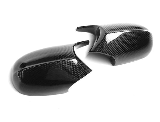 E9X E8X M STYLE CARBON FIBER MIRROR CAP REPLACEMENTS